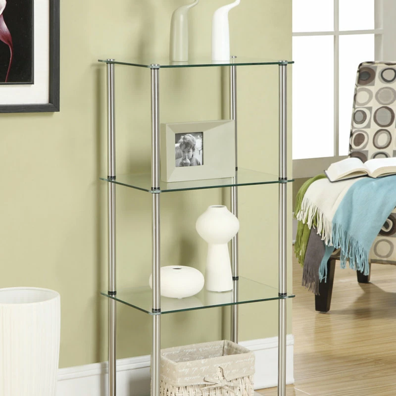 Deals ๐งจ Convenience Concepts Designs2Go Classic Glass 4 Tier Tower R2-150 ๐ - Image 2