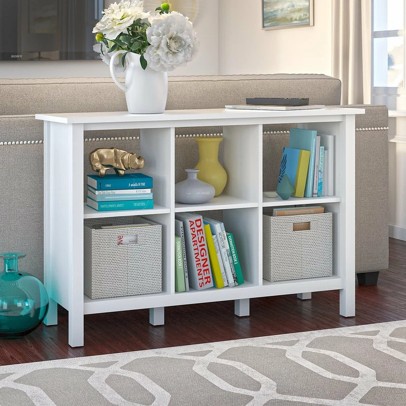 Best Pirce ๐งจ Bush Industries Broadview 6 Cube Storage Bookcase, Pure White โญ - Image 2