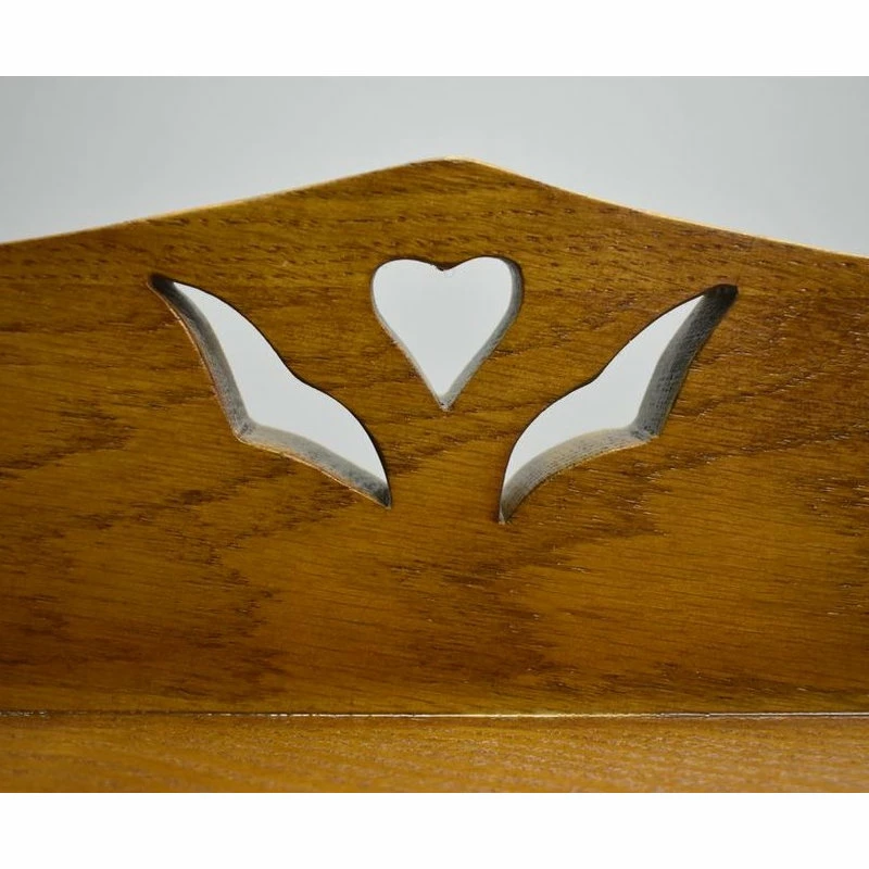 Coupon ๐ฅฐ Crafters And Weavers Mission Solid Oak Bookcase Curio Cabinet, Michael's Cherry โจ - Image 3