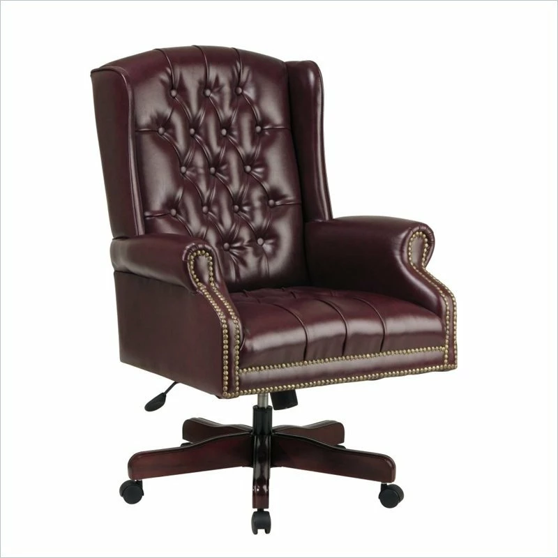 Best Sale ๐ Office Star Products Deluxe High Back Traditional Executive Chair ๐ - Image 2