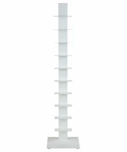 Deals ❤️ Euro Style Sapiens 60" Bookcase Tower, White 😀