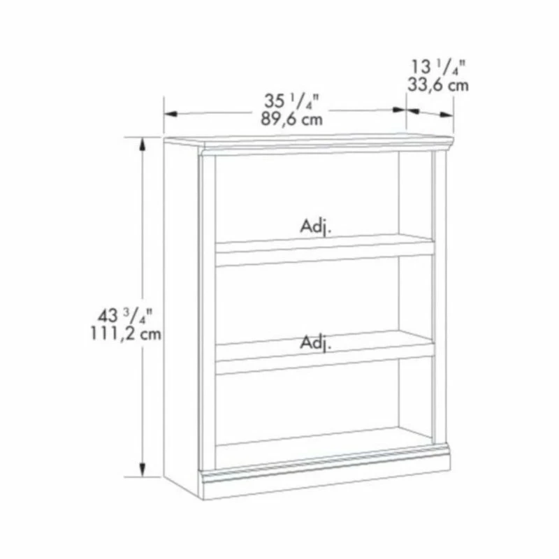 Hot Sale ๐ Pemberly Row 3 Shelf Bookcase In Select Cherry ๐งจ - Image 4