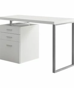 Cheap 🤩 Monarch Specialties Left Or Right Facing Computer Desk, White 🤩