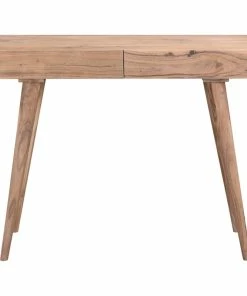 Deals 🔔 Oak Idea Pratt Office Desk, Natural Walnut ✔️