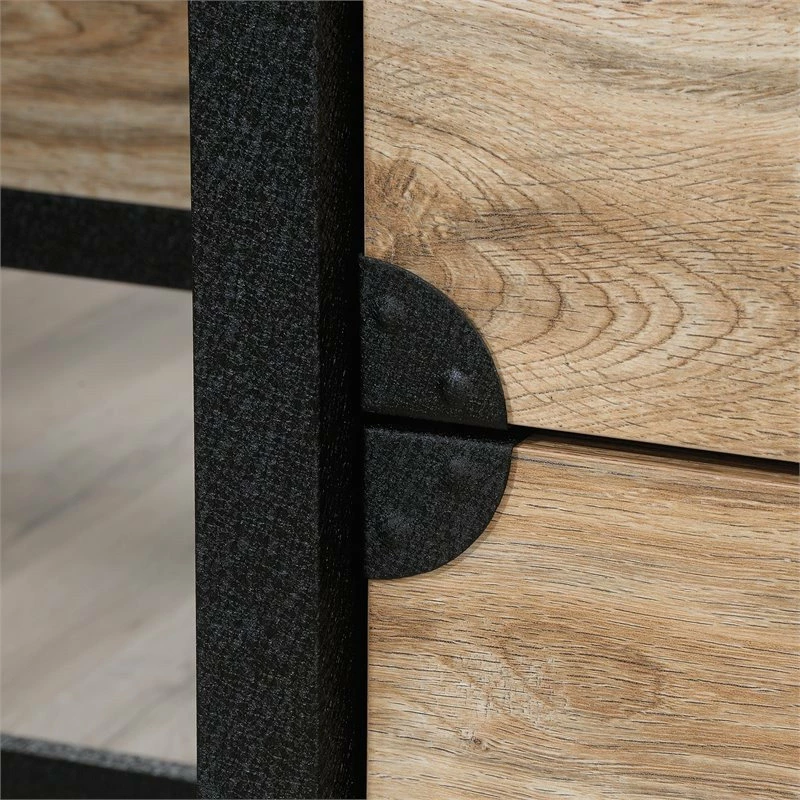 Coupon โญ Sauder Steel River Engineered Wood And Metal L-Shaped Desk In Milled Mesquite ๐ฅ - Image 2