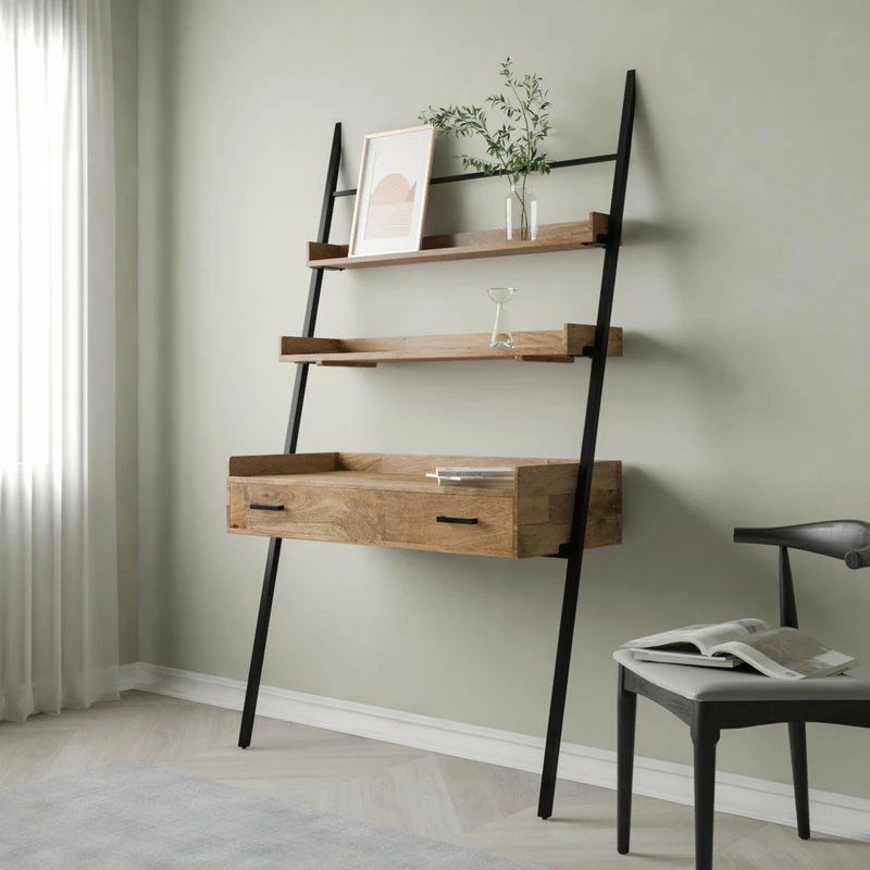 Hot Sale ๐ Madeleine Home Inc. Champier Ladder Desk, Natural ๐ - Image 6