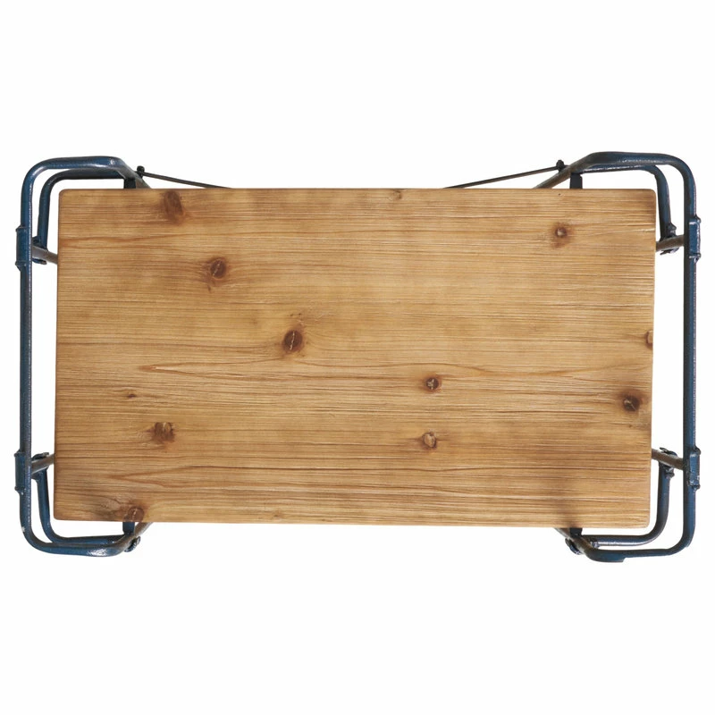 New ๐ GDFStudio Denise Industrial Outdoor 3-Tier Shelf, Natural And Black ๐ - Image 3