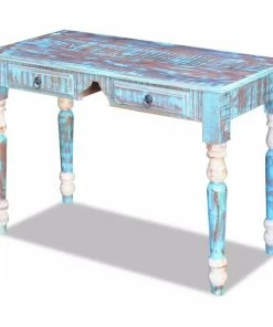 Coupon โ๏ธ Vida XL LLC VidaXL Solid Reclaimed Wood Computer Office Desk Worktable Lowboard 2 Drawers ๐ฏ