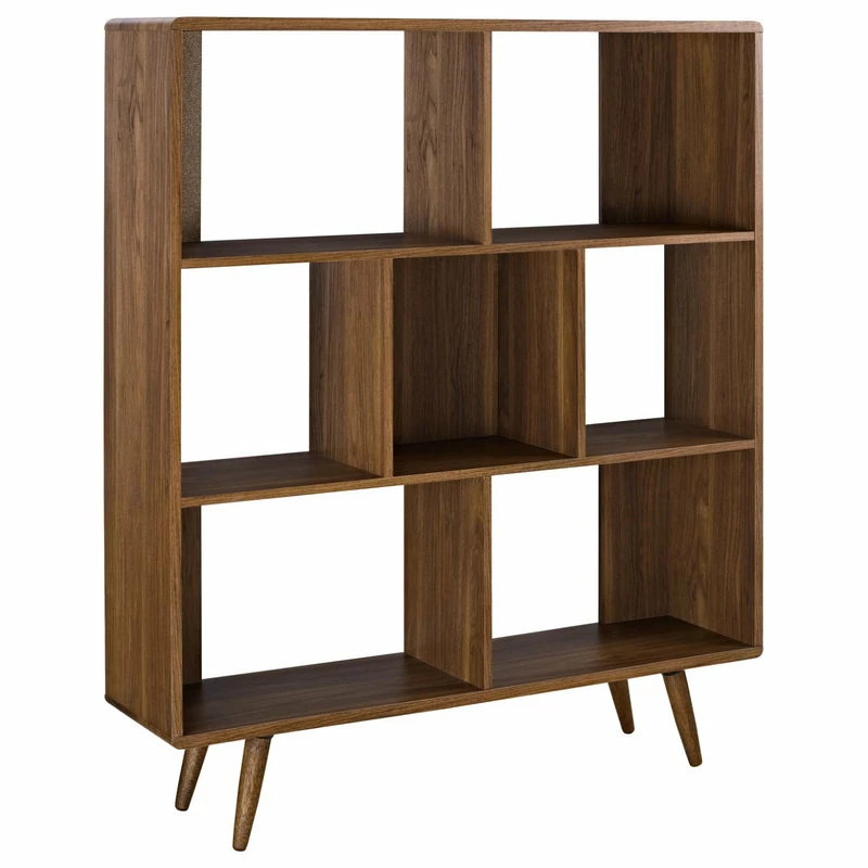 Coupon 🤩 LexMod Transmit Bookcase, Walnut 🤩 - Image 8