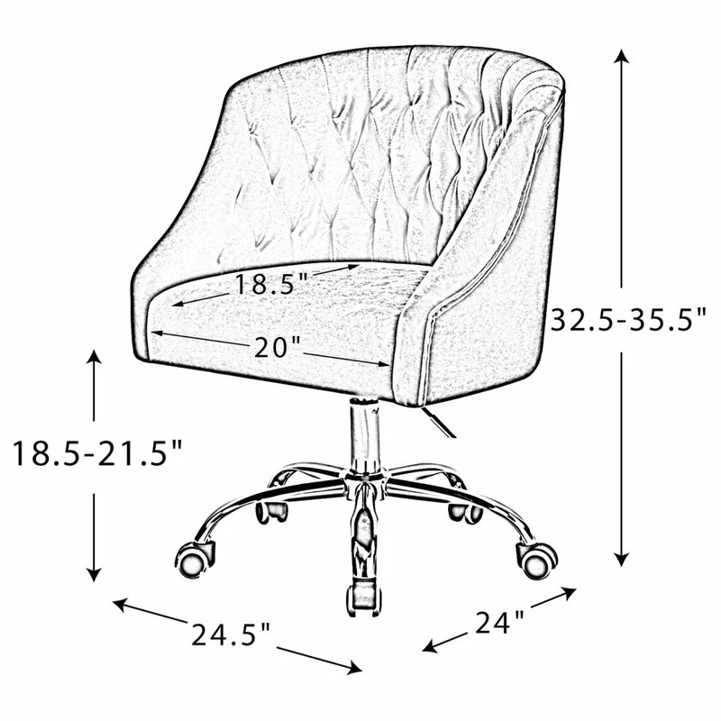 Budget ๐ฅ Karat Home Lydia Task Chair, Green ๐ - Image 10