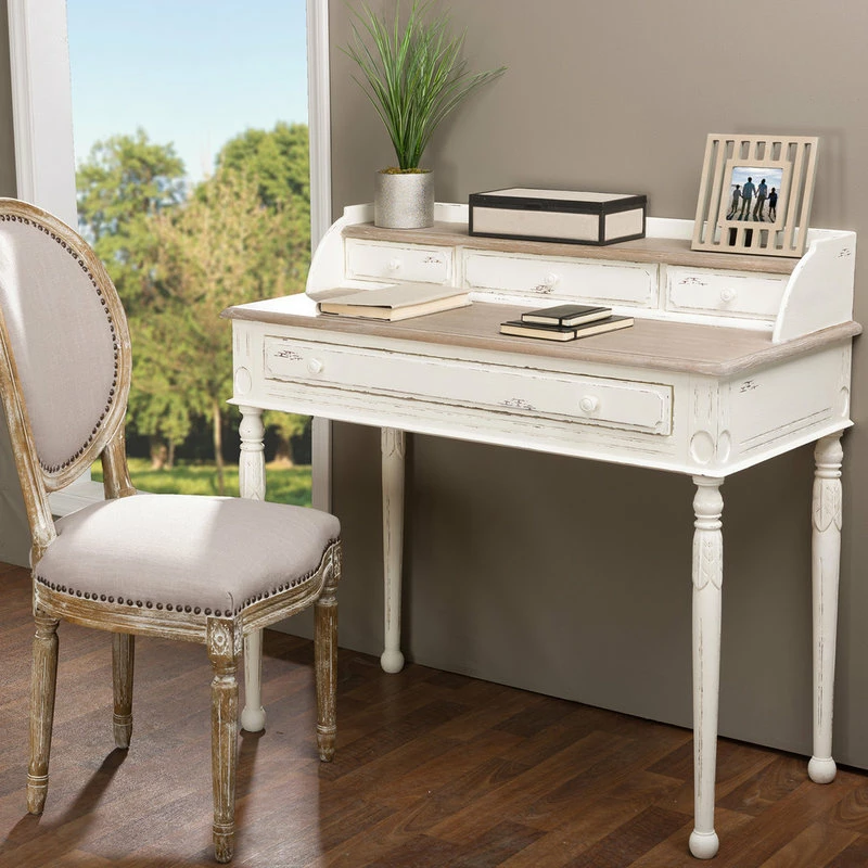 Hot Sale ๐ฅฐ Baxton Studio Anjou Traditional French Accent Writing Desk ๐ - Image 4