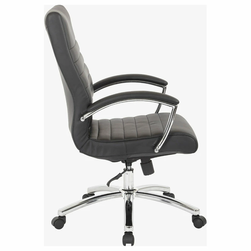 Deals โค๏ธ Office Star Products Executive Mid-Back Chair, Black ๐ - Image 3