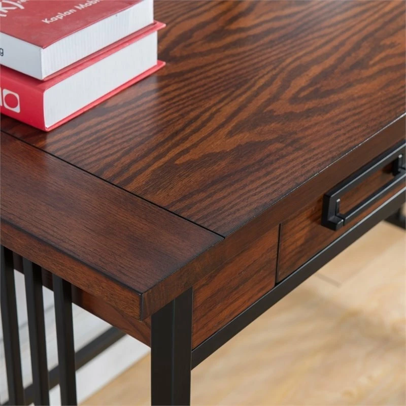 Best reviews of 🛒 Leick Home Leick Ironcraft Computer Desk In Mission Oak ⭐ - Image 2