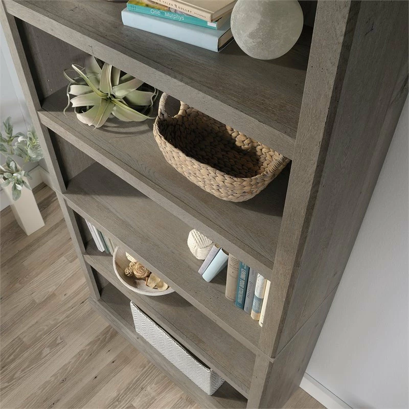 Best Pirce ❤️ Sauder Misc Storage 5-Shelf Tall Wood Bookcase In Mystic Oak 🤩 - Image 4
