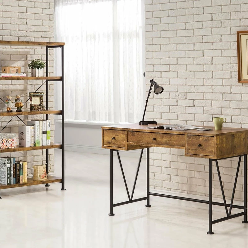 Top 10 ๐ Coaster Home Furnishings Coaster Barritt Wood And Metal Open Bookcase โค๏ธ - Image 3