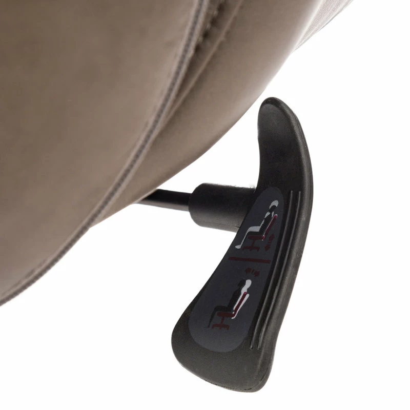 Cheapest ๐ Glitzhome Mid-Century Leatherette Adjustable Swivel High Back Office Chair, Brownish Grey ๐ฏ - Image 14