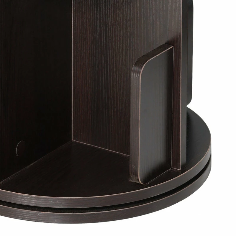 Wholesale ๐ FLINT GARDEN INC 4-Shelf 51.57 In Tall Revolving Bookcases, Dark Walnut โ๏ธ - Image 7