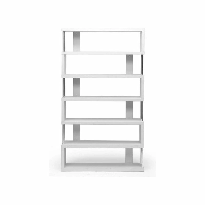 Best reviews of โ Baxton Studio Barnes Six-Shelf Modern Bookcase, White ๐ - Image 2