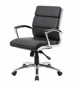 Best reviews of ๐ Boss Office Products Boss Office CaressoftPlus Executive Mid-Back Chair In Black ๐
