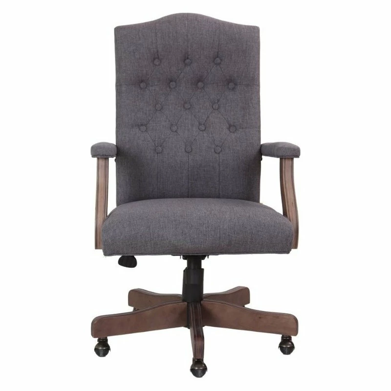 Budget ๐ Boss Office Products Boss Refined Rustic Executive Chair In Slate Gray Commercial Grade ๐งจ - Image 3