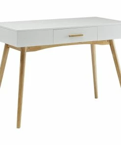 Coupon ๐ Convenience Concepts Oslo One Drawer Desk In White Wood Finish ๐