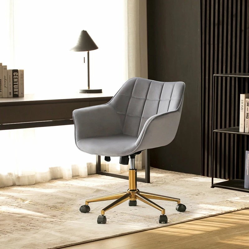 Wholesale ๐งจ Duhome Elegant Lifestyle Square Tufted Velvet Home Office Chair, Grey ๐ - Image 8