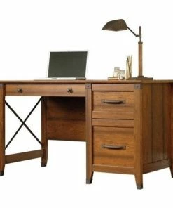 Hot Sale 😀 Bowery Hill Desk In Washington Cherry ✨