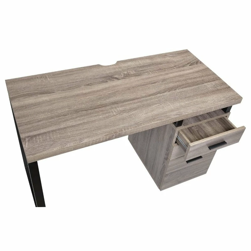 Cheap โ๏ธ Acme Furniture Coy Desk, Gray Oak ๐คฉ - Image 5