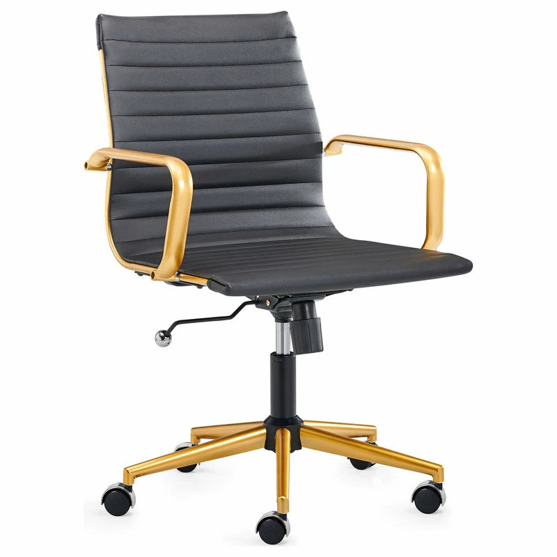 Hot Sale 🥰 LUXMOD® Gold Office Chair, Ergonomic Desk Chair,Modern Executive Chair., Gold-Bl ❤️ - Image 2