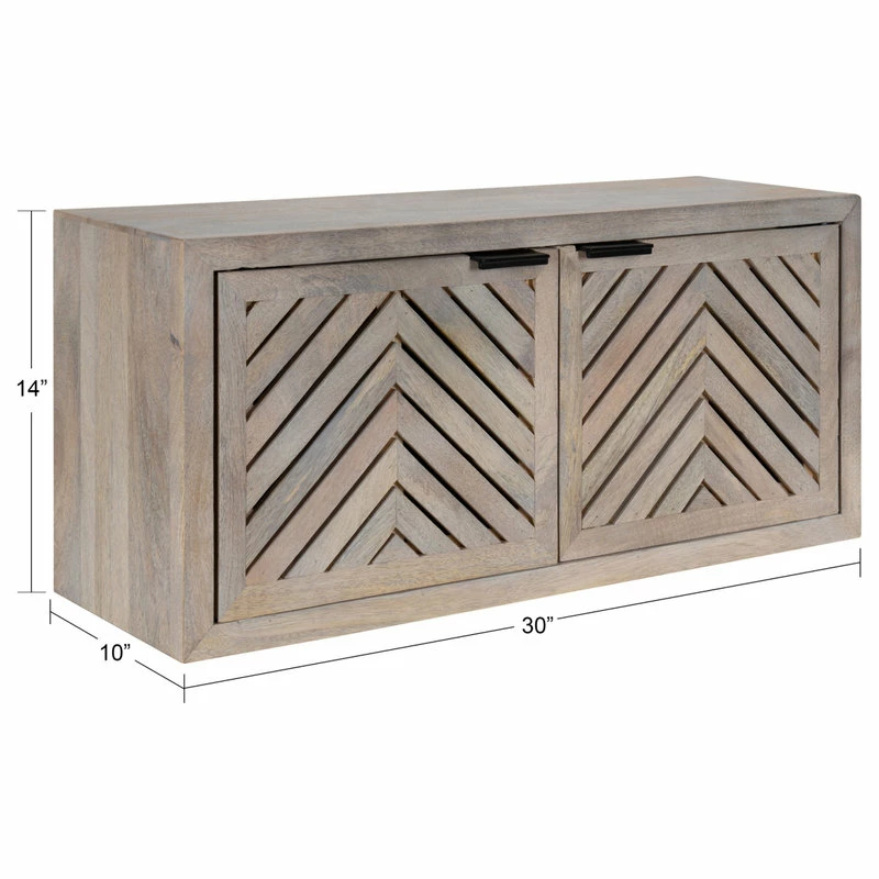 Wholesale ✨ Uniek Mezzeta Decorative Wood Wall Cabinet, White 30x10x14 🔥 - Image 2