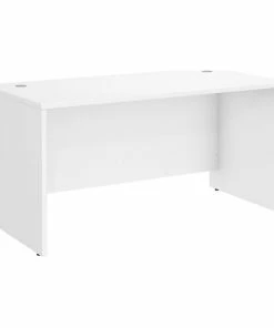 Outlet 🎁 Bush Business Furniture Studio C 60W X 30D Office Desk In White - Engineered Wood 💯