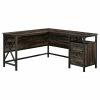 Buy 🥰 Sauder Steel River L Shaped Writing Desk In Carbon Oak And Black 👍