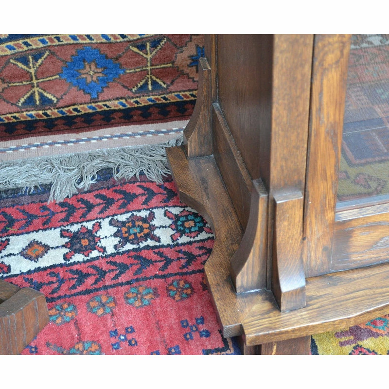 Budget 🥰 Crafters And Weavers Mission Oak Bookcase Craftsman Style Bookcase ⌛ - Image 5