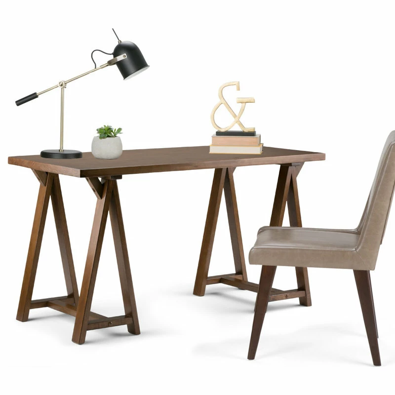 Best Sale ๐ Simpli Home Ltd. Sawhorse Writing Desk ๐ฏ - Image 2