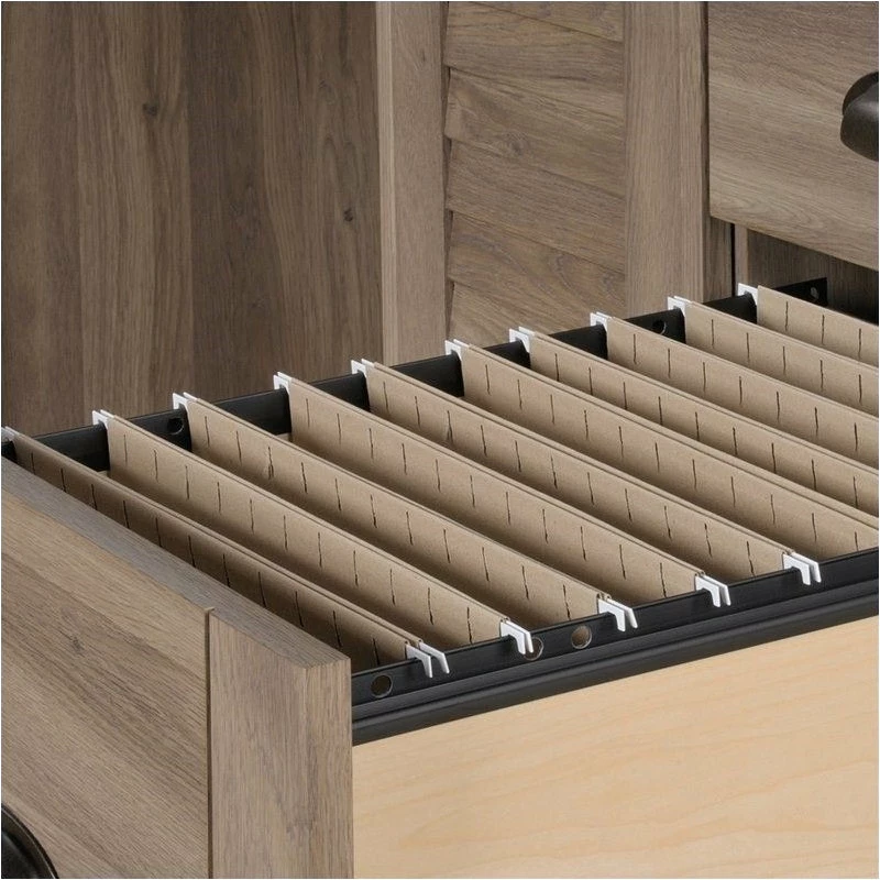 Cheapest 👍 Sauder Harbor View Computer Desk With Hutch In Salt Oak ⌛ - Image 4