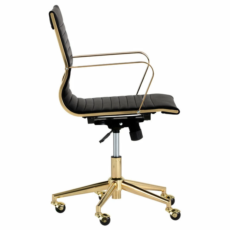 Wholesale ๐ Sunpan Modern Home Jessica Office Chair, Gold, Black ๐ - Image 2