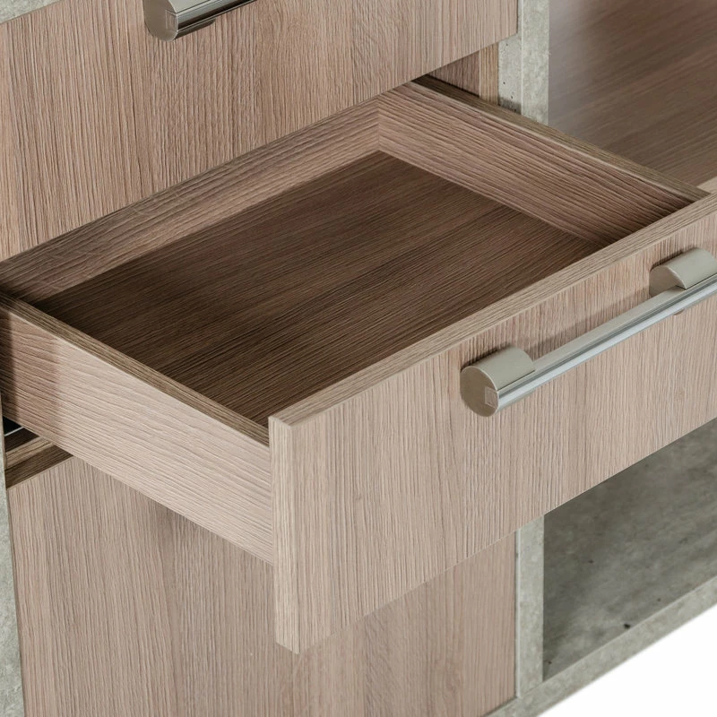 Discount ๐คฉ Vig Furniture Inc. Nova Domus Boston Modern Glass And Concrete Reversible Desk ๐ - Image 8