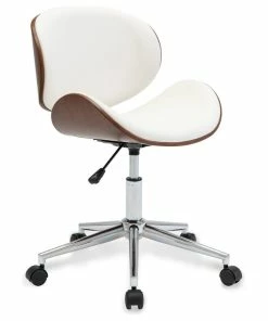 Wholesale 😀 Belleze Modern Adjustable Swivel Desk Chair, White 🔥