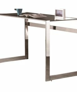 New ✨ Coaster Home Furnishings Coaster Desks Contemporary Computer Desk With Chrome Legs 800746 🎉