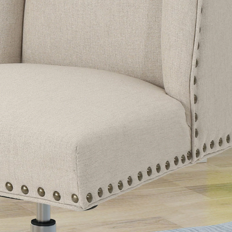 Budget 🎁 GDFStudio GDF Studio Quentin Contemporary Fabric Swivel Office Chair 🌟 - Image 8