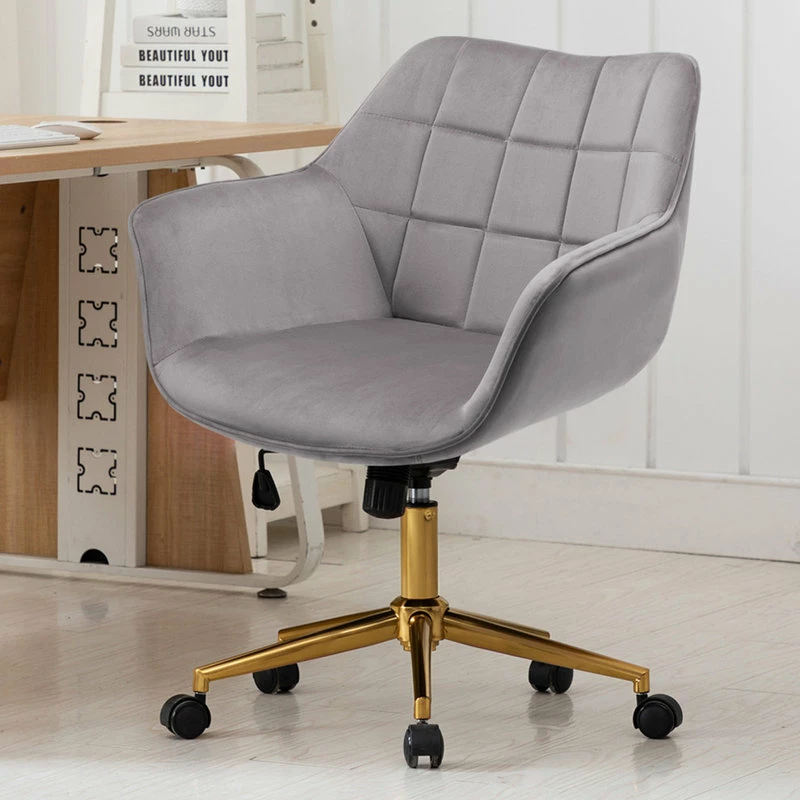 Wholesale ๐งจ Duhome Elegant Lifestyle Square Tufted Velvet Home Office Chair, Grey ๐ - Image 2