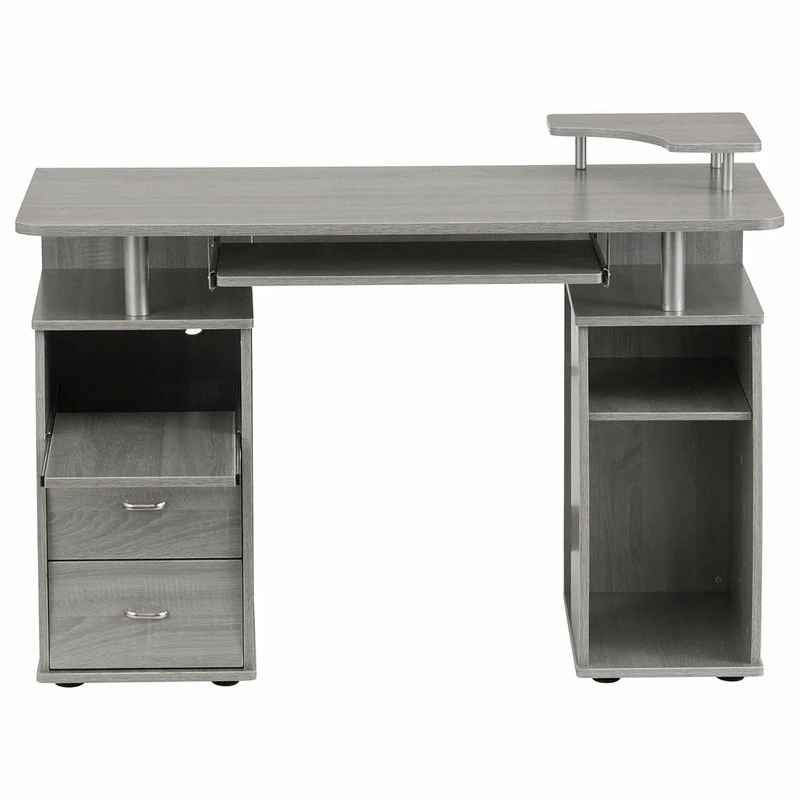 Best Pirce โ Rta Products- L Techni Mobili Complete Computer Workstation Desk With Storage, Grey ๐ฅฐ - Image 12