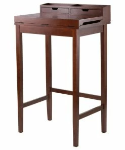 Buy 👏 Winsome Wood Brighton High Standing Desk With 2 Drawers 💯