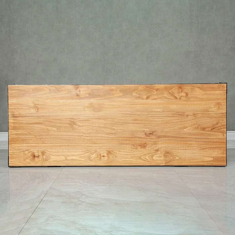 Best reviews of ๐ Homary Industrial Office Desk Executive Desk With Solid Wood Top Bridge Base, Large ๐คฉ - Image 6