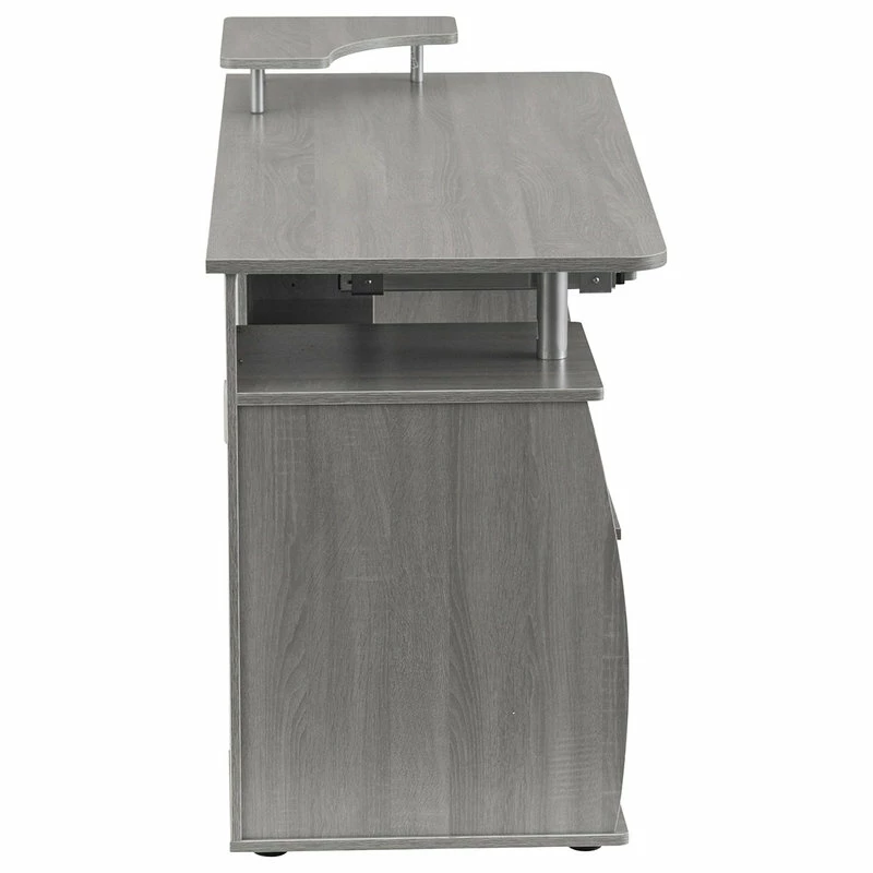 Best Pirce โ Rta Products- L Techni Mobili Complete Computer Workstation Desk With Storage, Grey ๐ฅฐ - Image 5