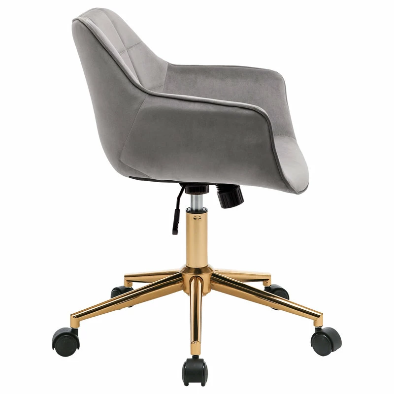 Wholesale ๐งจ Duhome Elegant Lifestyle Square Tufted Velvet Home Office Chair, Grey ๐ - Image 6