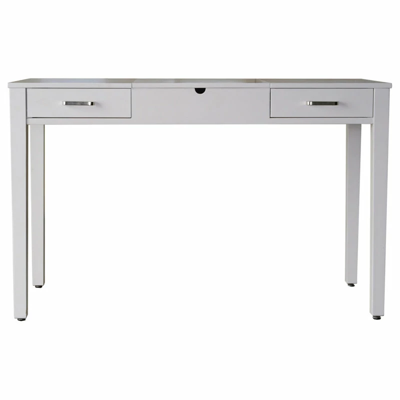 Best Sale ๐ Hives & Honey Haven Home Ainsley Vanity Desk, Crisp White ๐