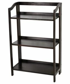 Discount 💯 Casual Home Stratford 3-Shelf Folding Bookcase, Espresso, 3-Shelf 😍