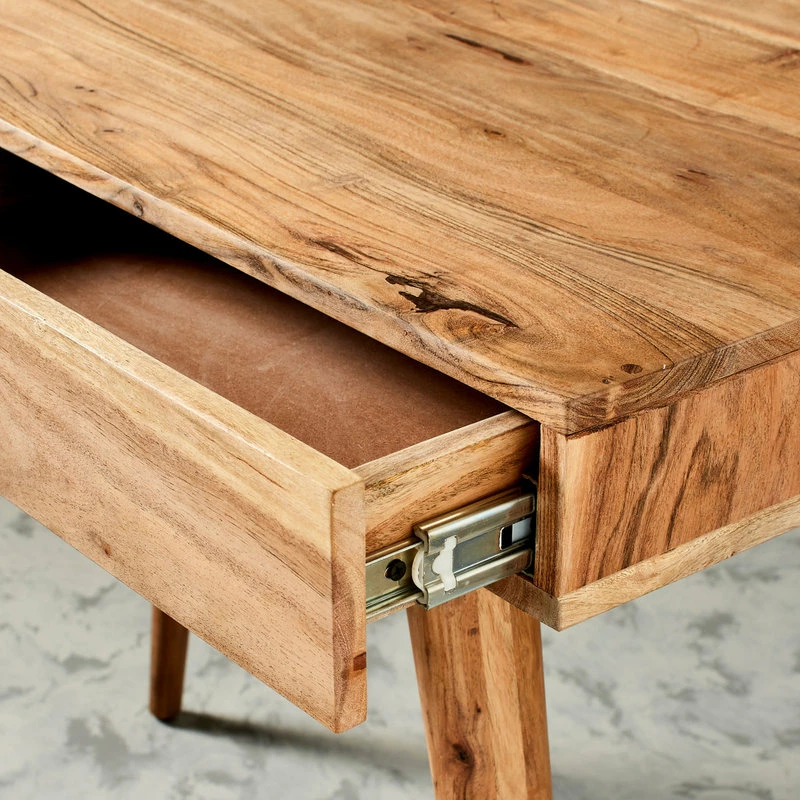 Deals ๐ Oak Idea Pratt Office Desk, Natural Walnut โ๏ธ - Image 9