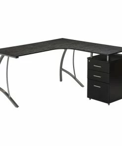 Top 10 ๐ Rta Products- L Techni Mobili L-Shape Corner Desk With File Cabinet ๐